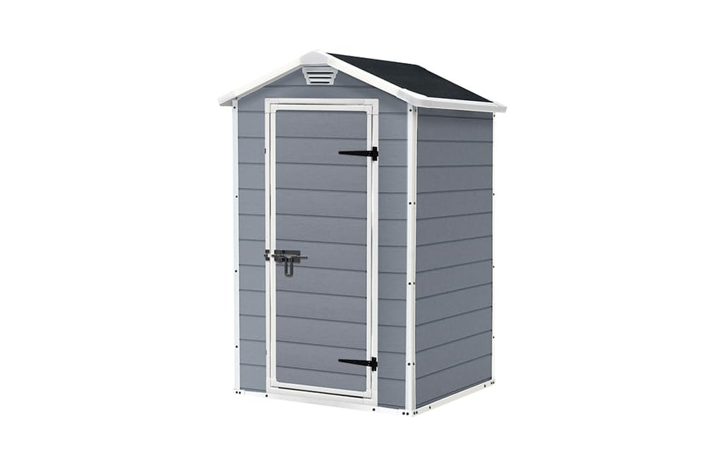 4 x 3ft Outdoor Garden Storage Shed with Floor & Ventilation