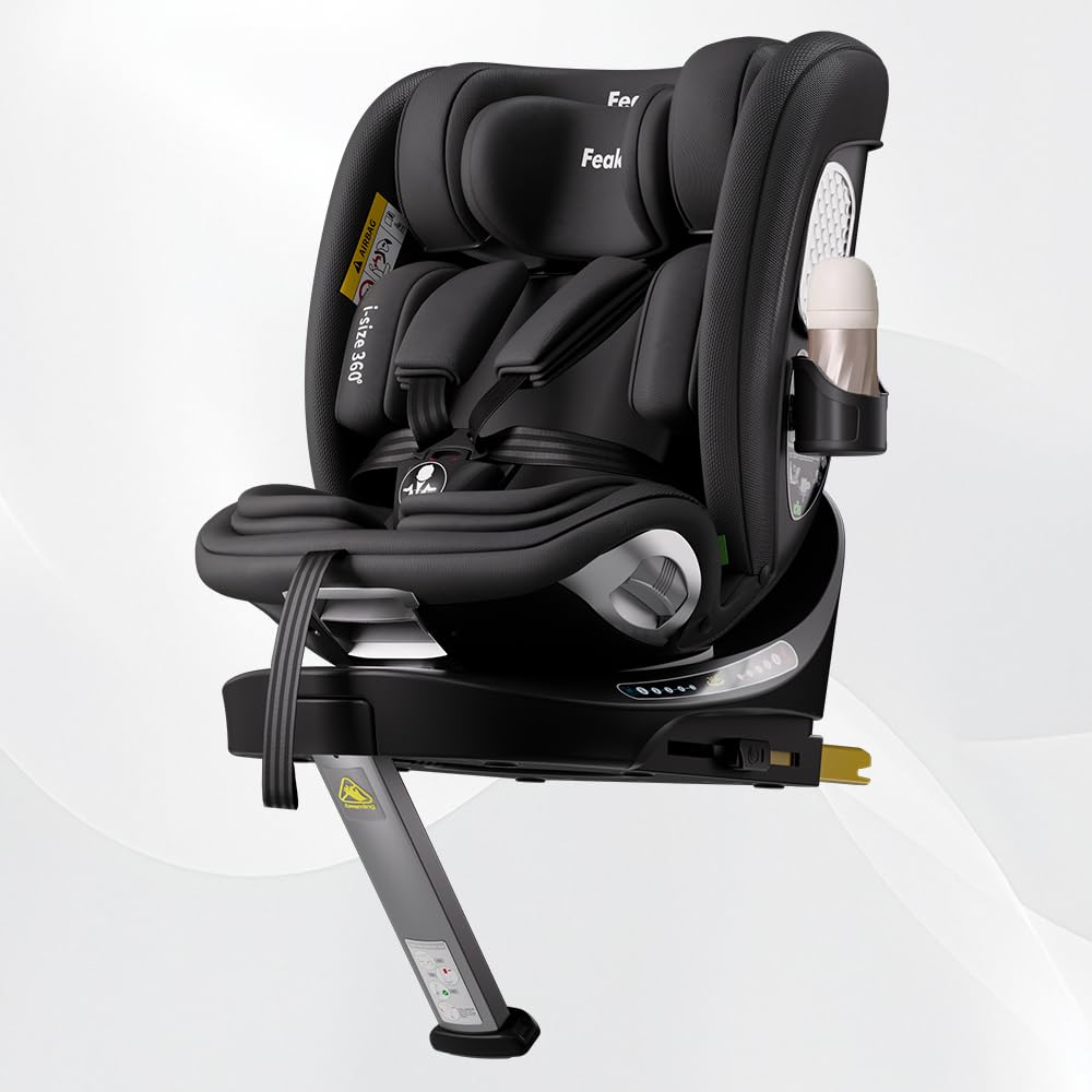 360° Rotating i-Size Baby & Child Car Seat with ISOFIX, 40-150cm