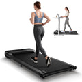 Under Desk Walking Pad Treadmill with 2.5HP Motor, LED Display, Remote Control & 6km/h Speed