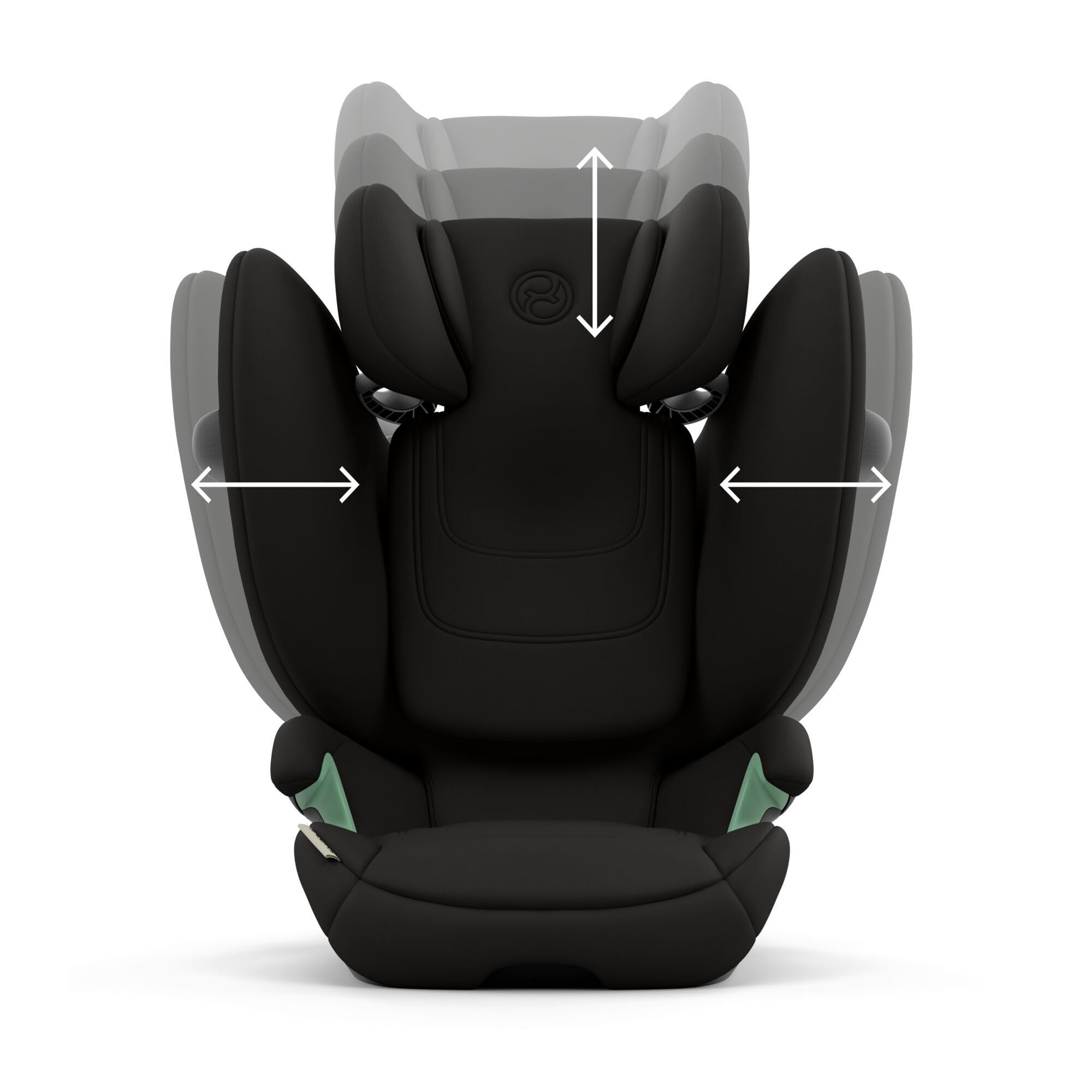 Foldable High-Back Child Car Seat with ISOFIX, 100-150cm