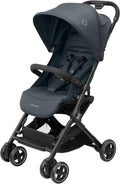 Ultra Lightweight Compact Pushchair with Automatic Fold & Lie-Flat Seat - Graphite