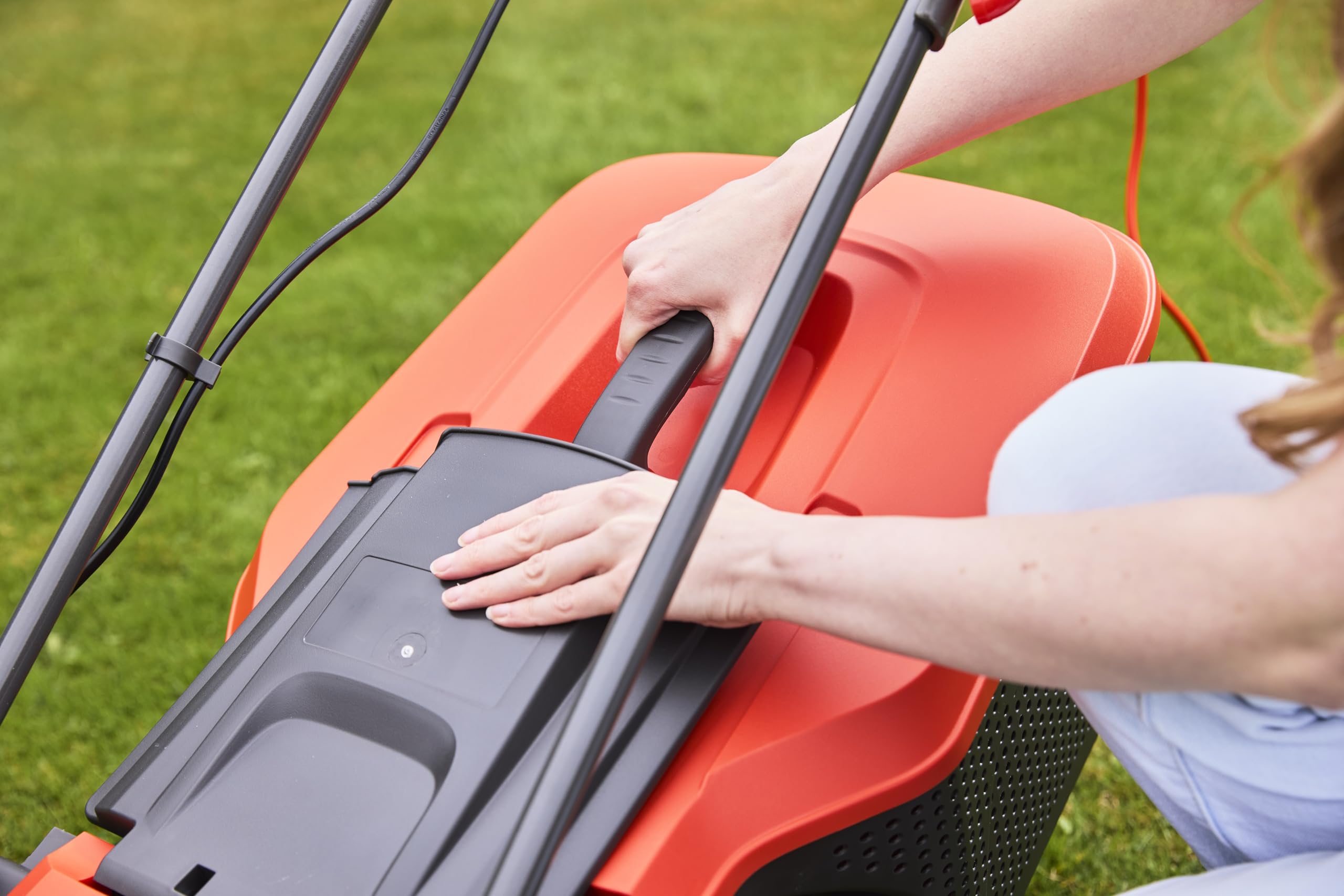 1500W Electric Lawn Mower with 36cm Cutting Width & 5 Height Settings