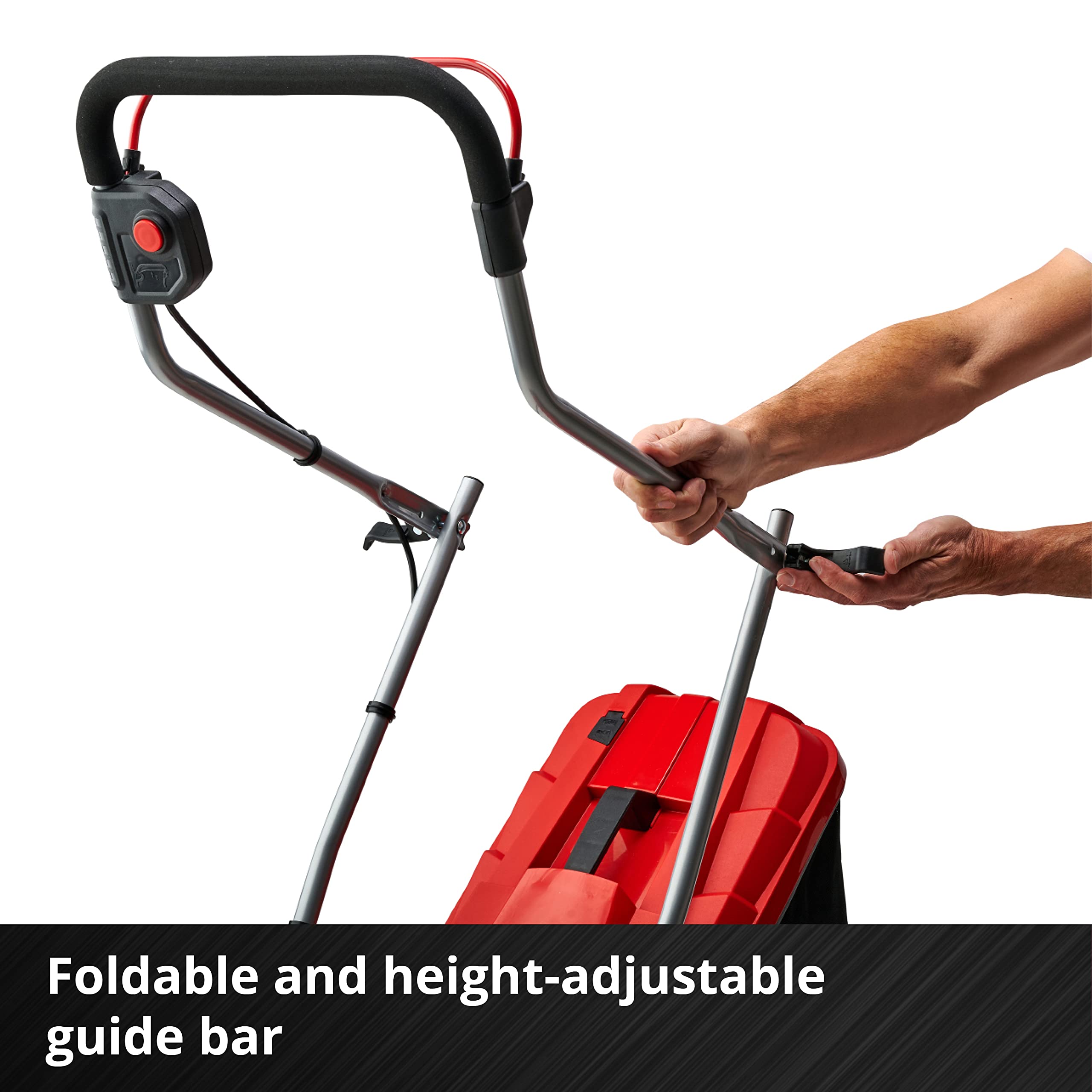 18V Brushless Cordless Lawn Mower with 33cm Cutting Width, Battery & Charger