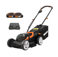 40V Cordless Lawn Mower with 34cm Cutting Width for Gardens up to 230m²