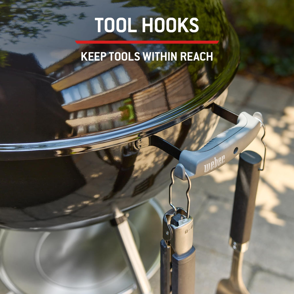 57cm Premium Charcoal Kettle Barbecue with Stand & Wheels