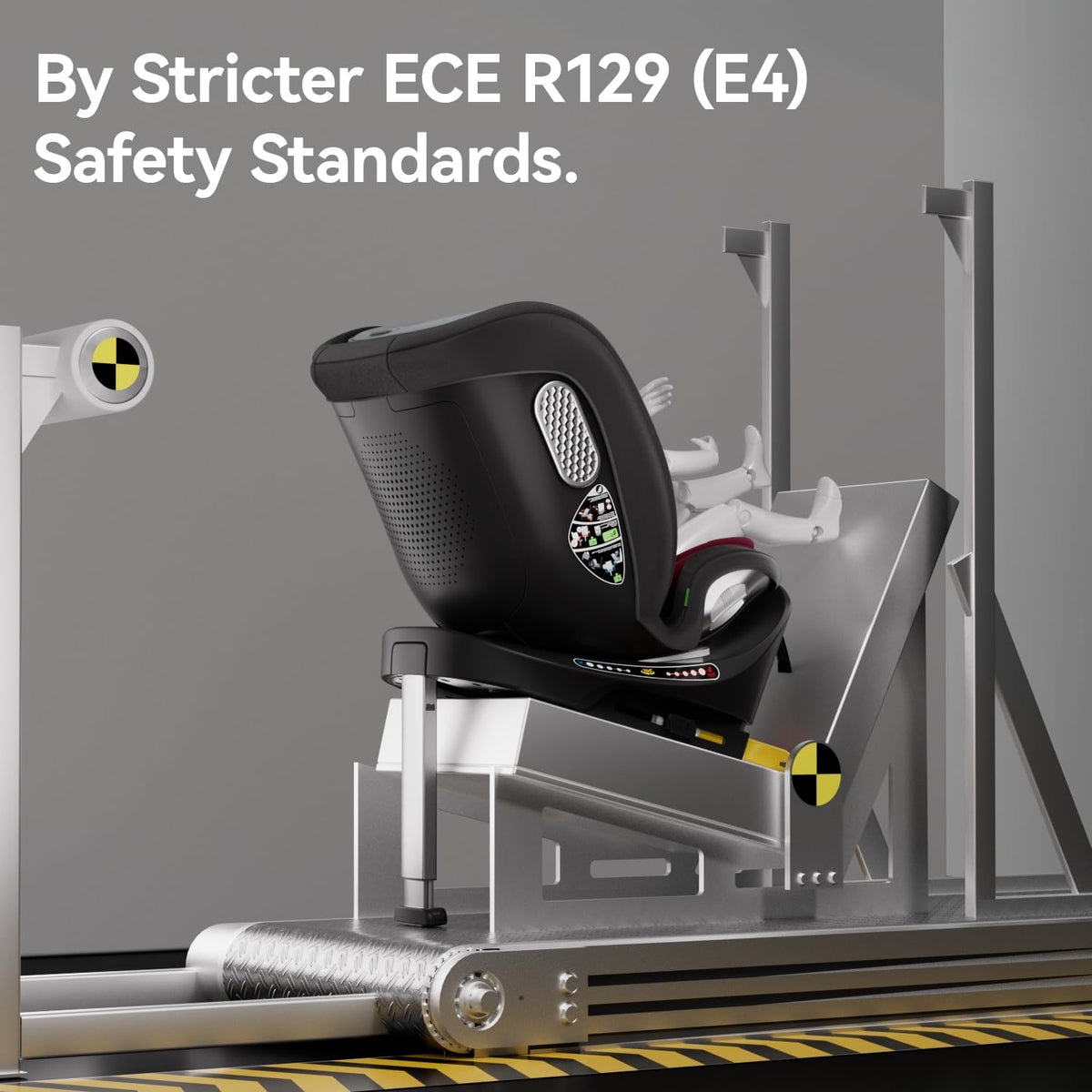 360° Rotating i-Size Baby & Child Car Seat with ISOFIX, 40-150cm