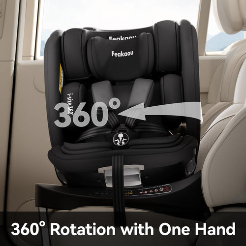 360° Rotating i-Size Baby & Child Car Seat with ISOFIX, 40-150cm