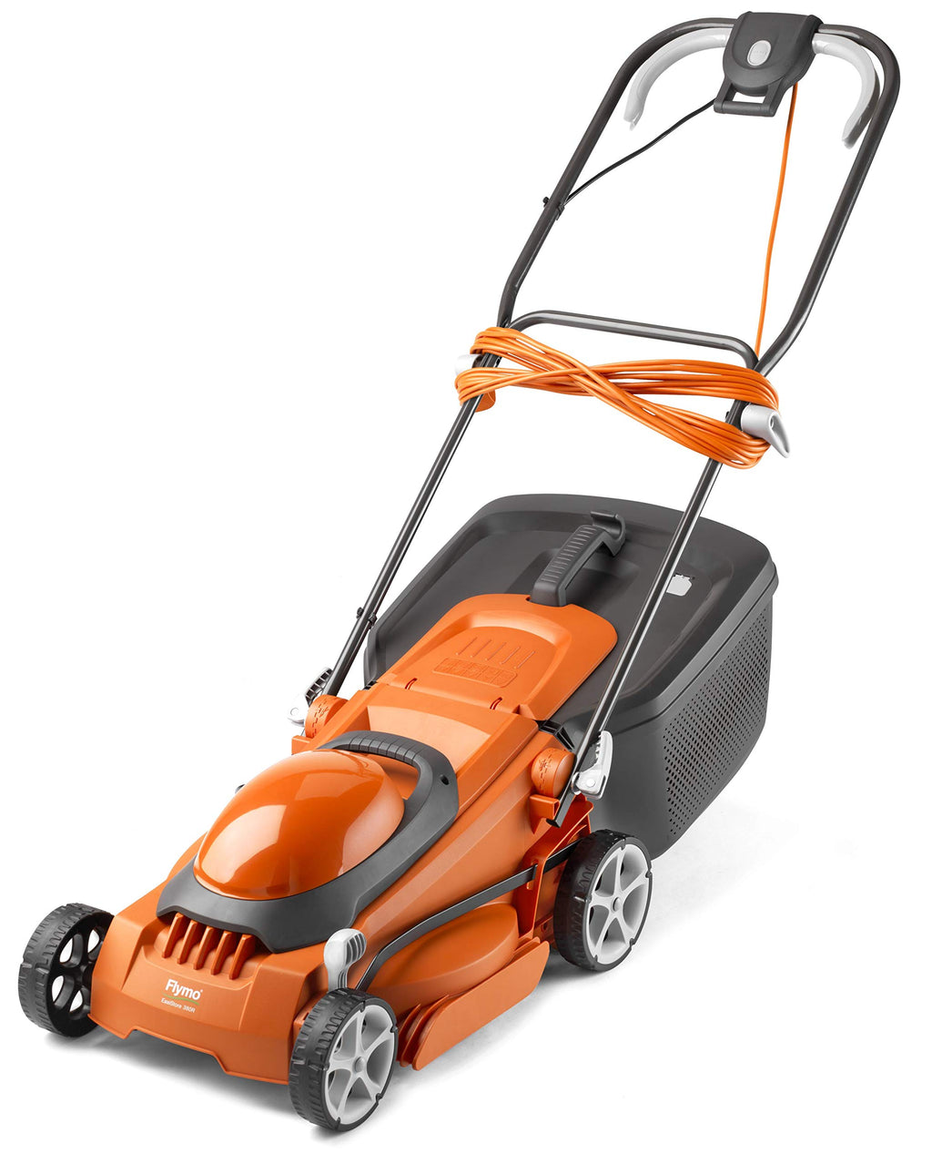 1600W Electric Lawn Mower with 38cm Cutting Width & 45L Grass Box