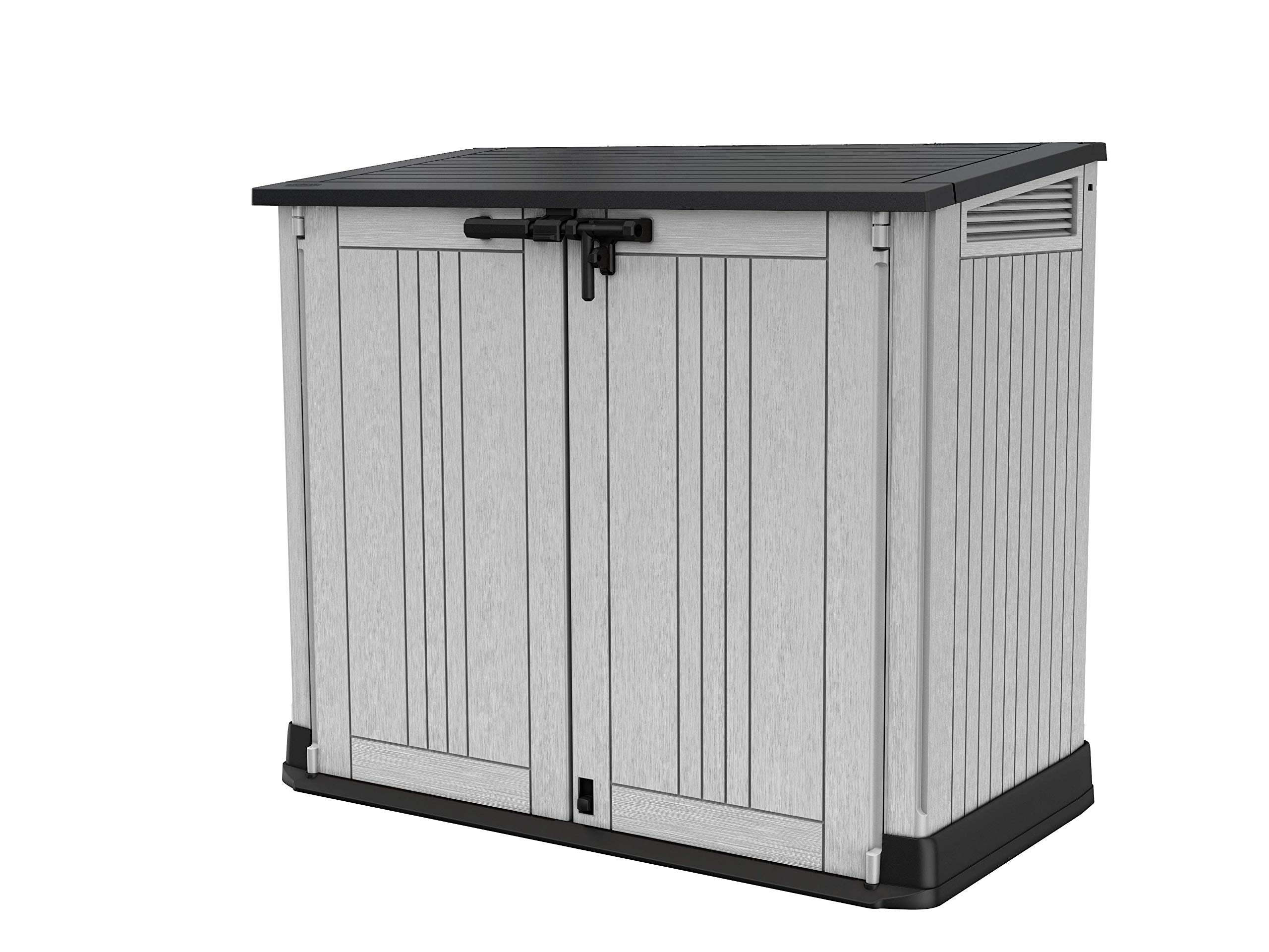 880L Outdoor Garden Storage Shed with Lift-Up Lid & Front Doors