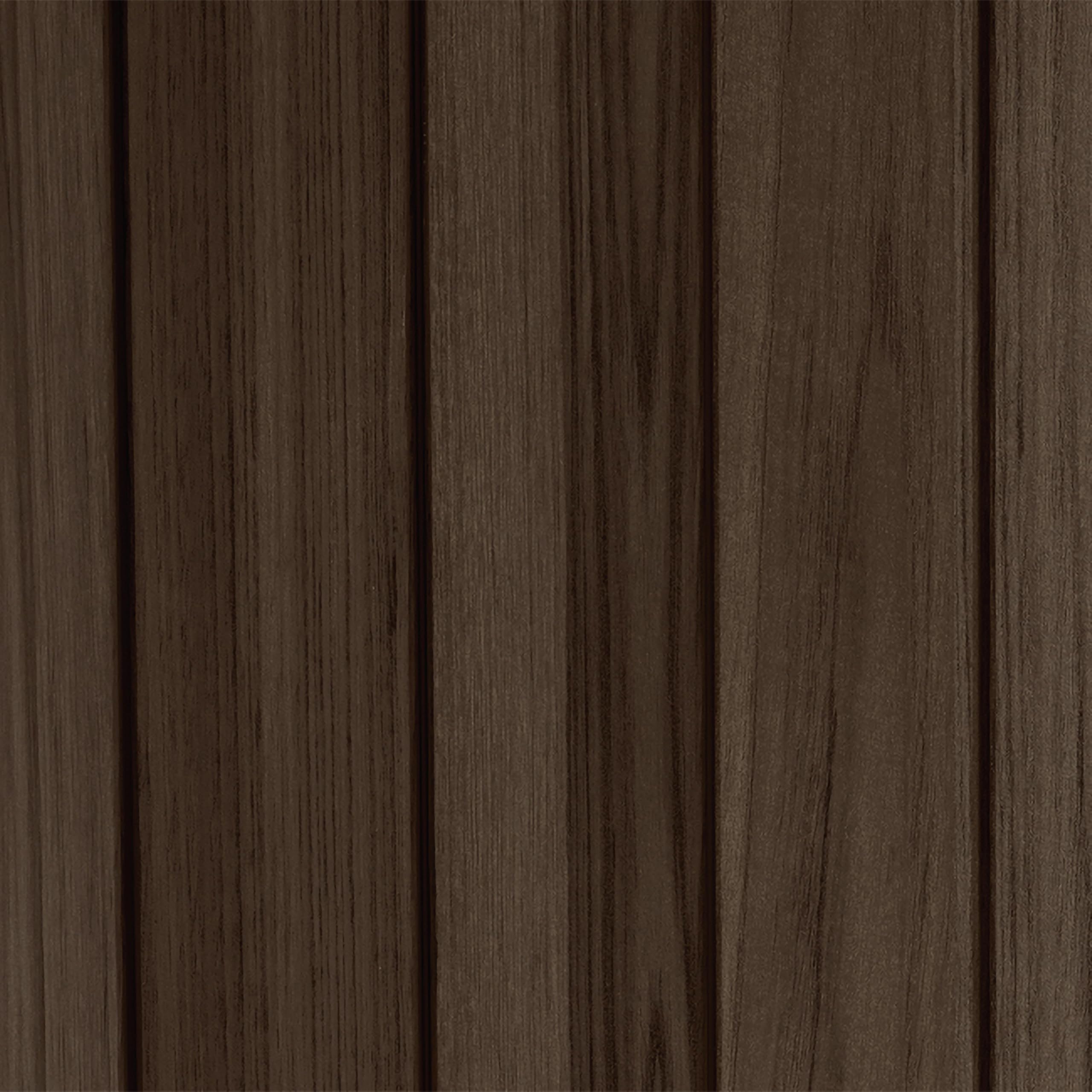 575L Outdoor Garden Storage Box with Wood Effect Finish & Seating