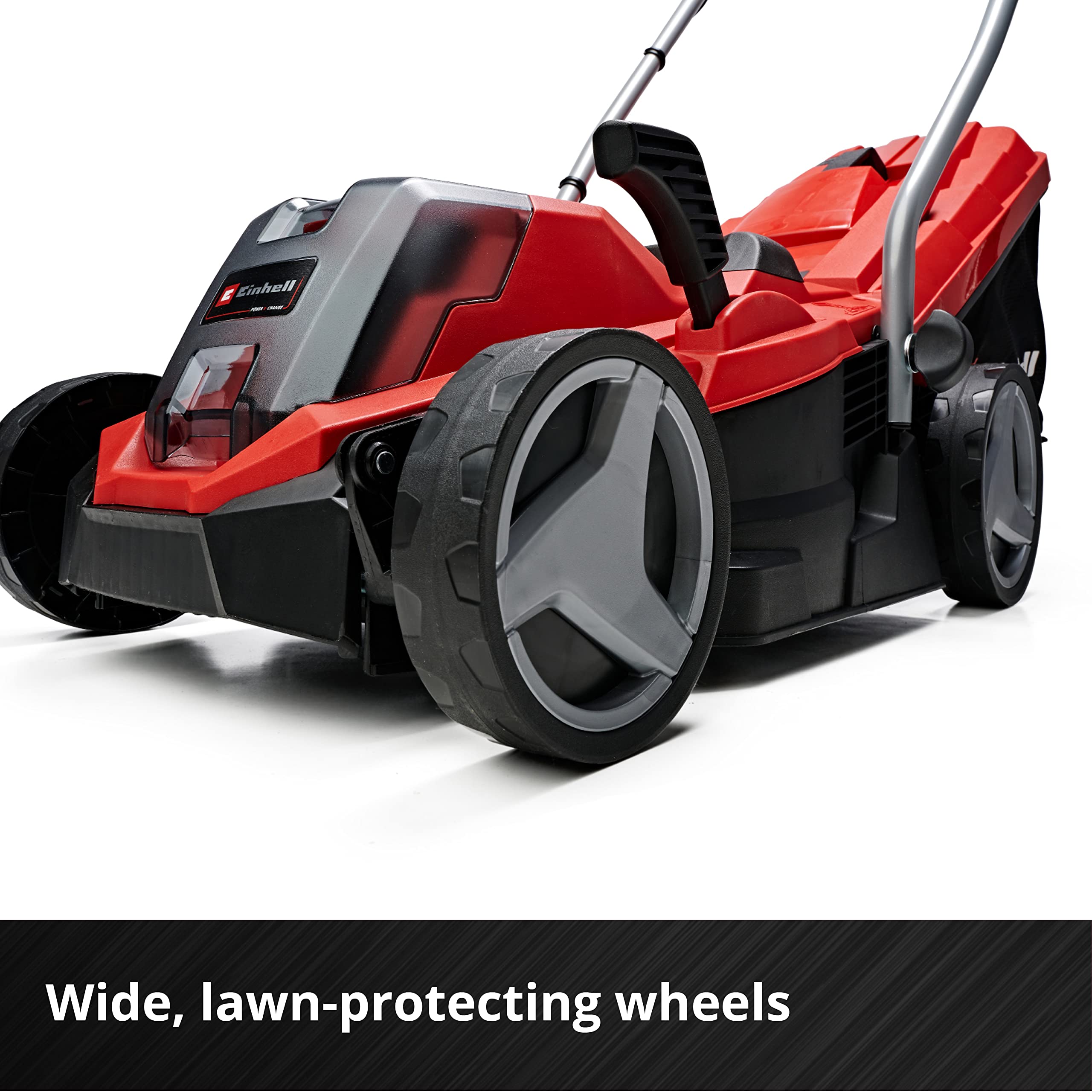 18V Brushless Cordless Lawn Mower with 33cm Cutting Width, Battery & Charger