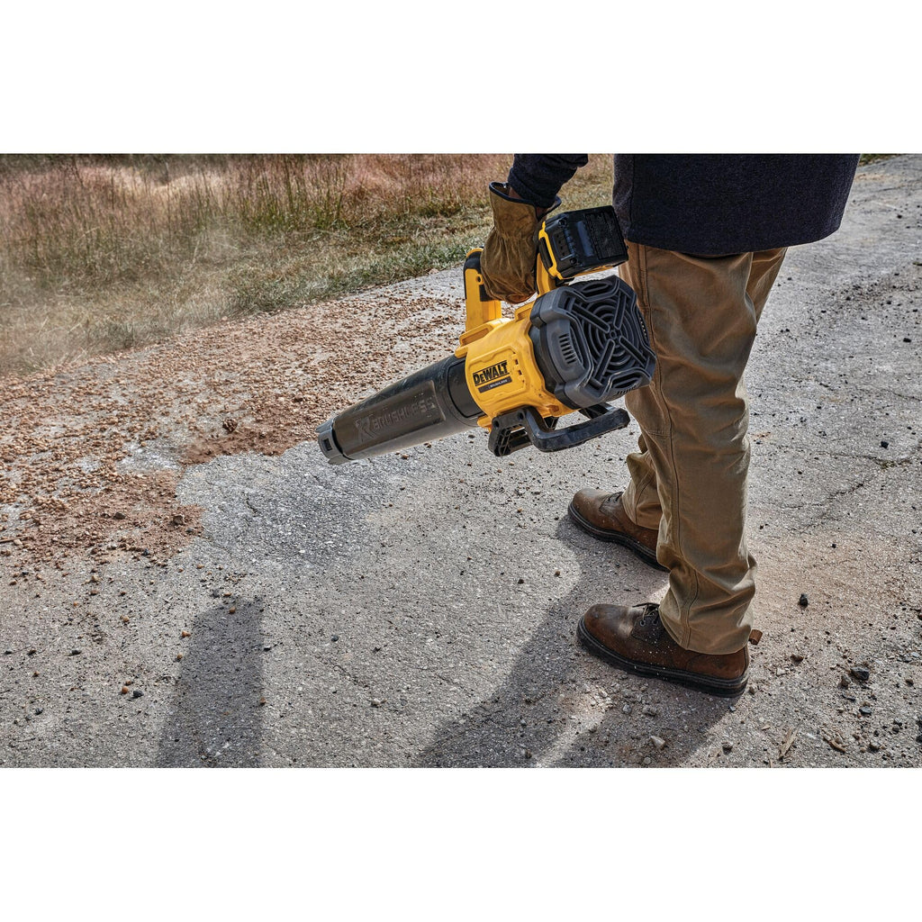 18V Brushless Cordless Leaf Blower with 200km/h Air Speed - Tool Only